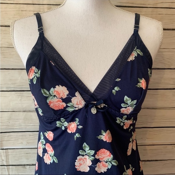 Jessica Simpson Floral And Lace Lingerie Slip Chemise Small - Picture 8 of 8